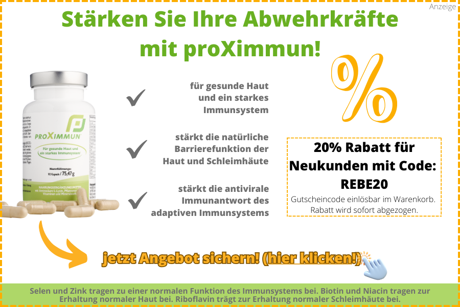 Meine Empfehlung bei Herpes, für ein starkes Immunsystem